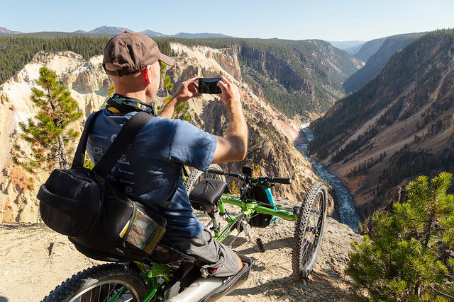 Photographing the Grand Canyon of the Yellowstone.
